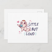 Carte Postale Peu mais bruyant (Devant / Derrière)