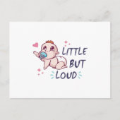 Carte Postale Peu mais bruyant (Devant)