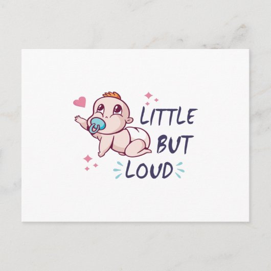 Carte Postale Peu mais bruyant (Devant)