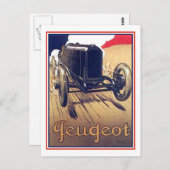 Carte Postale Peugeot (Devant / Derrière)