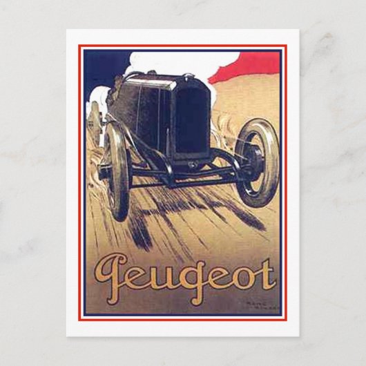Carte Postale Peugeot (Devant)