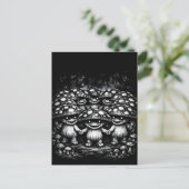 Carte Postale Peuple Champignon • Créatures de la forêt par Bur (Debout devant)