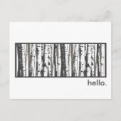 Carte Postale peuplier (Devant)