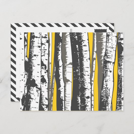 Carte Postale peuplier (Devant / Derrière)