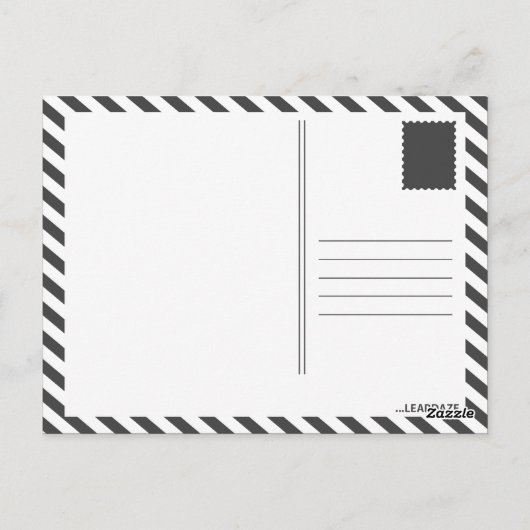 Carte Postale peuplier (Dos)