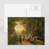 Carte Postale Peur de la fille de Jephthah, 1846 (Devant / Derrière)