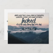 Carte Postale Peut changer le monde (Devant / Derrière)