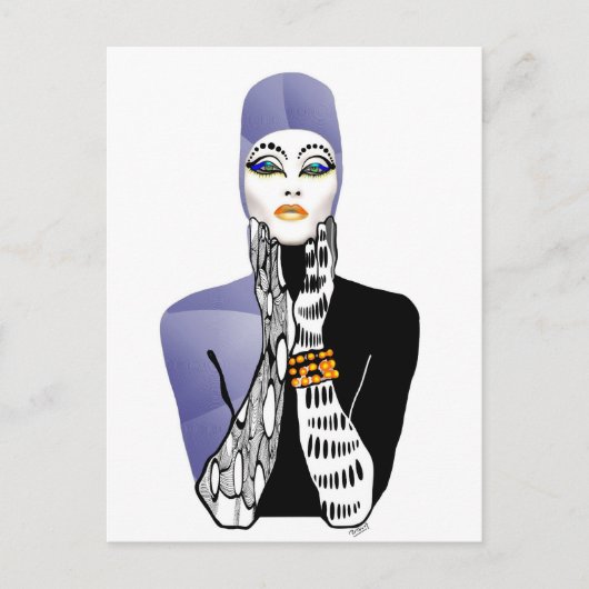 Carte Postale Peut-être Diva (Devant)