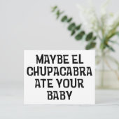 Carte Postale Peut-être El Chupacabra (Debout devant)
