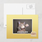 Carte Postale Pew pew pew (Devant / Derrière)