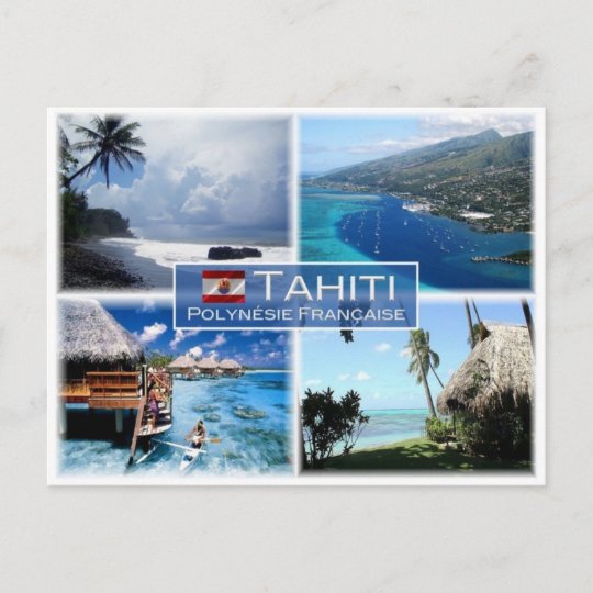 Carte Postale Pf Polynesie Francaise Tahiti Zazzle Be