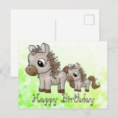 Carte Postale Pferdchen (Devant / Derrière)