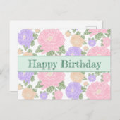 Carte Postale Pfingstrose (Devant / Derrière)