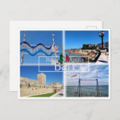 Carte Postale PGL044 BARI, panneau de plage e pomodoro, (Devant / Derrière)