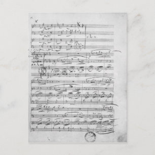 Carte Postale Phantasiestucke, Opus, pour piano