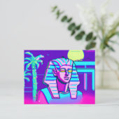 Carte Postale Pharaon Synthwave (Debout devant)