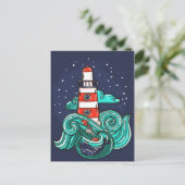 Carte Postale Phare (Debout devant)