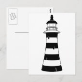 Carte Postale Phare (Devant / Derrière)