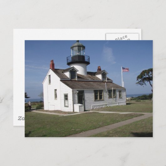 Carte Postale Phare (Devant / Derrière)