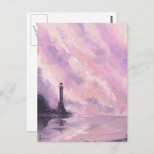 Carte Postale Phare (Devant / Derrière)