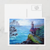 Carte Postale Phare (Devant / Derrière)