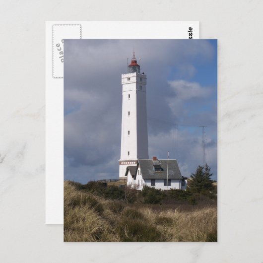 Carte Postale Phare (Devant / Derrière)