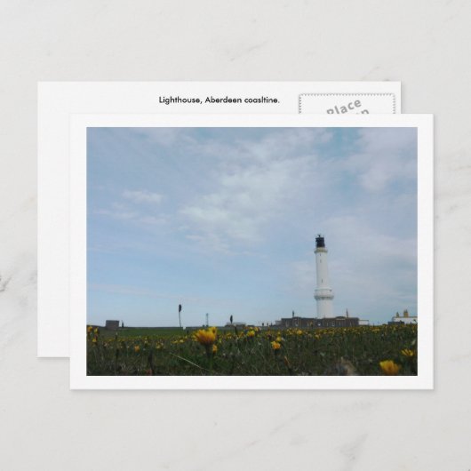 Carte Postale Phare (Devant / Derrière)