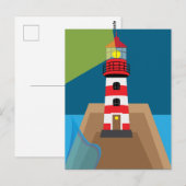 Carte Postale Phare (Devant / Derrière)