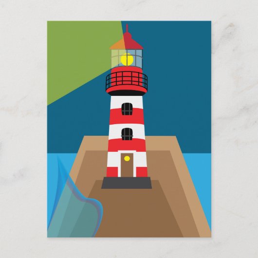 Carte Postale Phare (Devant)