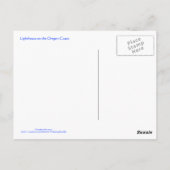 Carte Postale Phare (Dos)