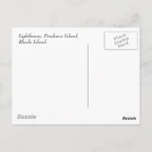 Carte Postale Phare (Dos)