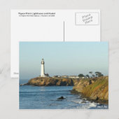 Carte postale phare (Devant / Derrière)