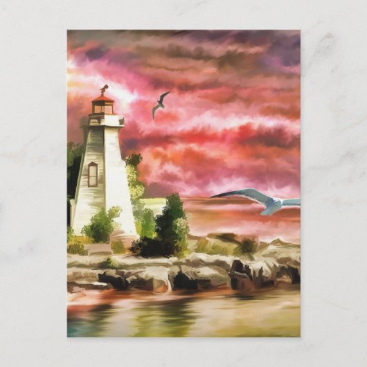 Carte Postale Phare (Devant)