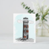 Carte Postale Phare (Debout devant)
