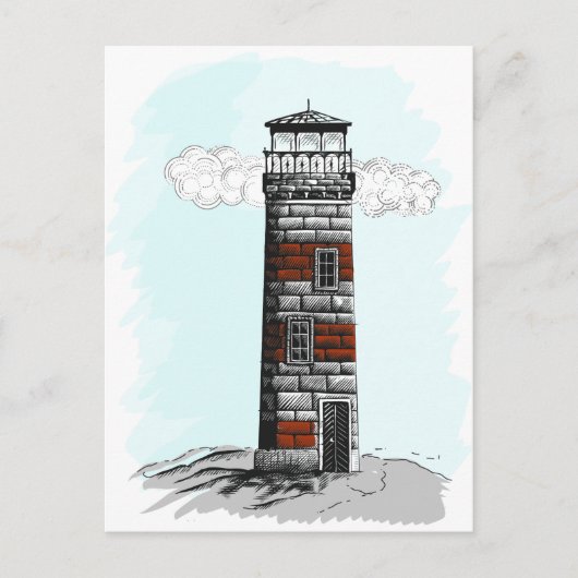 Carte Postale Phare (Devant)