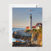 Carte Postale Phare (Devant / Derrière)