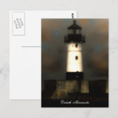 Carte Postale Phare (Devant / Derrière)