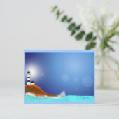 Carte postale phare (Debout devant)