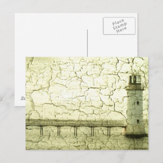 Carte Postale Phare (Devant / Derrière)