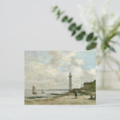 Carte Postale Phare à Honfleur, 1864-66 (huile sur panneau) (Debout devant)