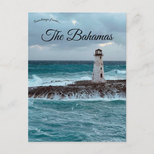 Carte Postale Phare à Nassau Les Bahamas (Devant)