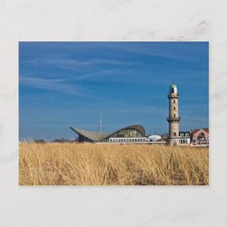 Carte Postale Phare à Warnemuende (Allemagne)