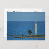 Carte Postale Phare abandonné (Devant / Derrière)