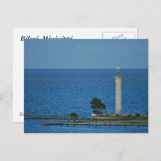 Carte Postale Phare abandonné (Devant / Derrière)