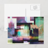 Carte Postale Phare Abstrait (Devant / Derrière)