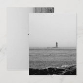 Carte Postale Phare au loin (Devant / Derrière)