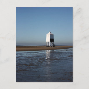 Carte Postale Phare bas, Burnham on Sea, Somerset, Royaume-Uni