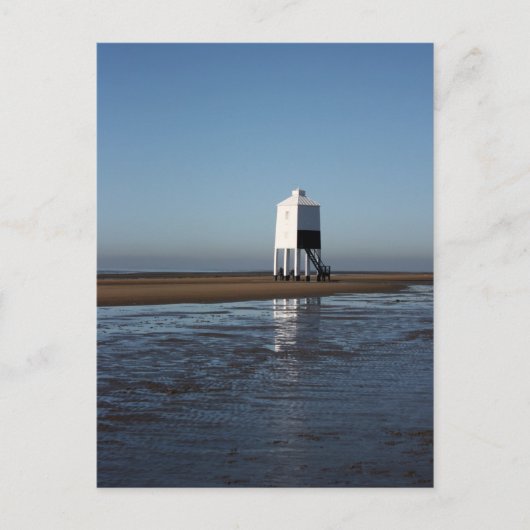 Carte Postale Phare bas, Burnham on Sea, Somerset, Royaume-Uni (Devant)