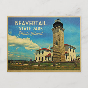 Carte Postale Phare Beavertail Rhode Island