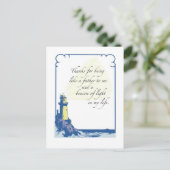 Carte Postale Phare comme un père, Fête des pères (Debout devant)